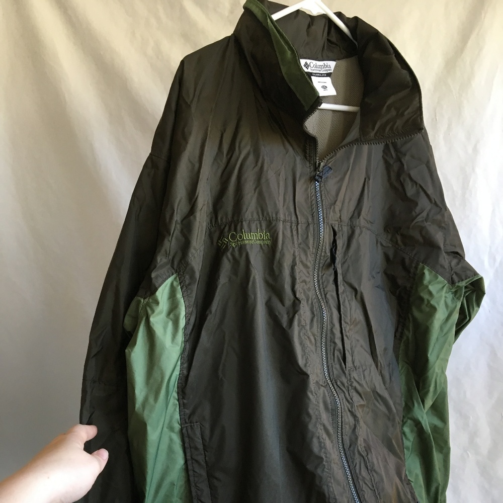 Men's Columbia Windbreaker Jacket 2xl